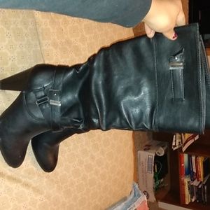 High heeled boots